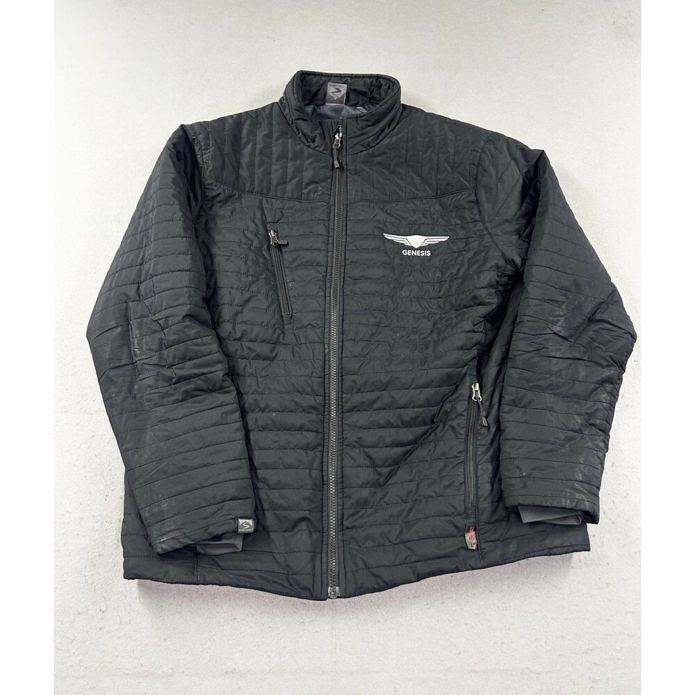 Hyundai Genesis Storm Creek MensFront Runner Med Black Quilted Insulated Jacket